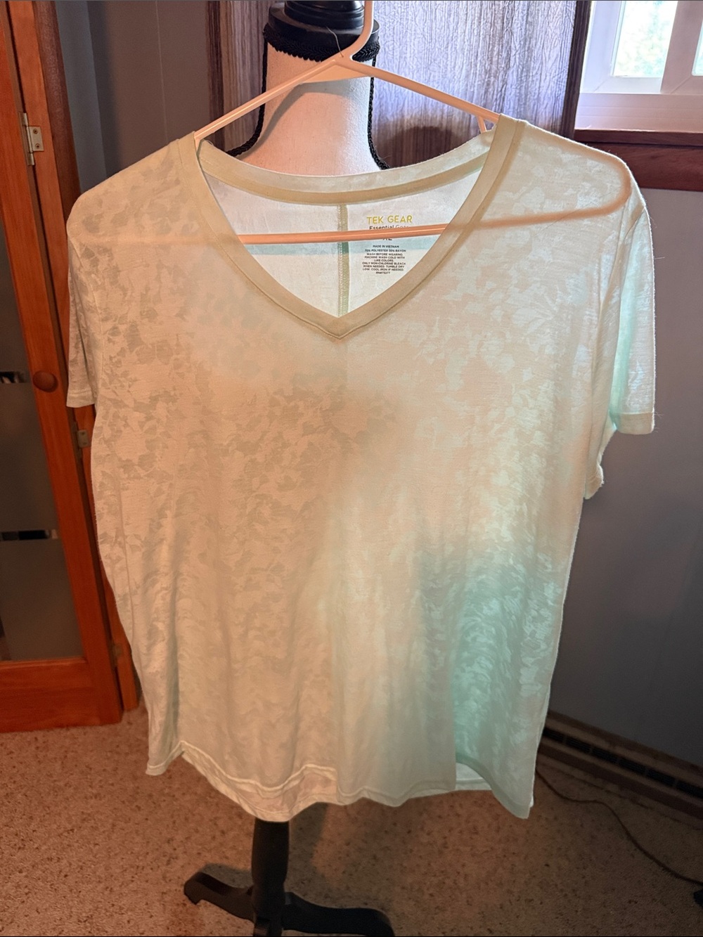 Tek Gear green V-Neck Women's Top